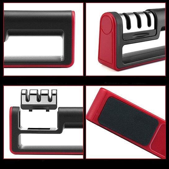 Premium Knife Sharpener | 3-Stage Razor-Sharp Precision