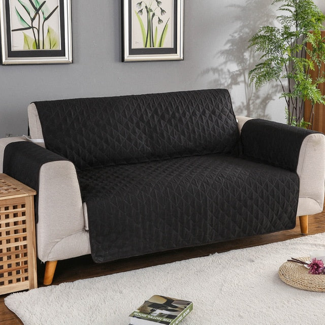 Premium Quilted Sofa Cover | Waterproof & Pet-Friendly Protection