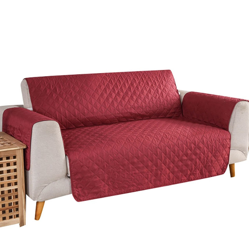 Premium Quilted Sofa Cover | Waterproof & Pet-Friendly Protection