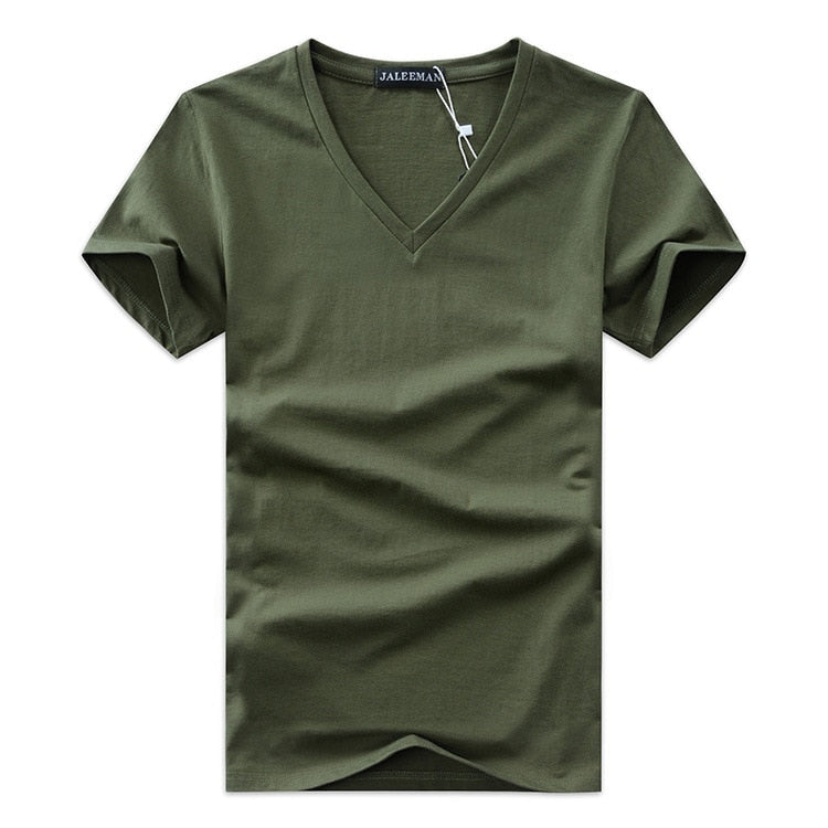 Premium V-Neck T-Shirt | Comfort Fit Tee