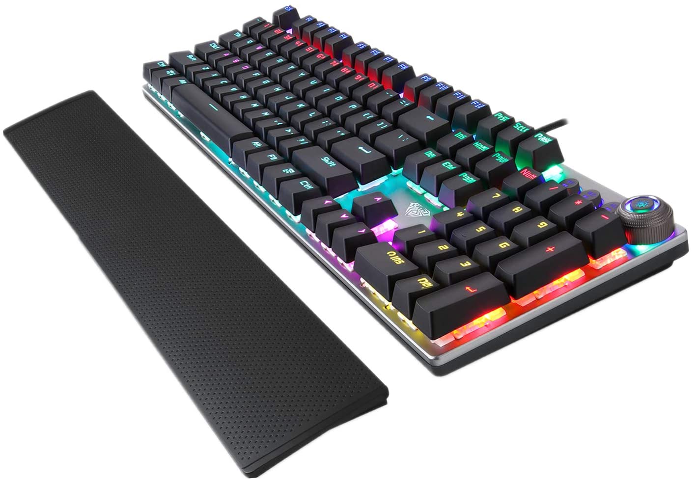 RGB Mechanical Gaming Keyboard | Customizable Lighting for Gaming Setup