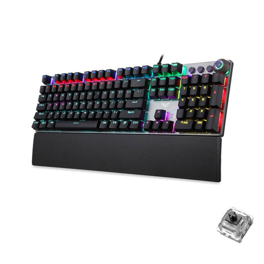 RGB Mechanical Gaming Keyboard | Customizable Lighting for Gaming Setup