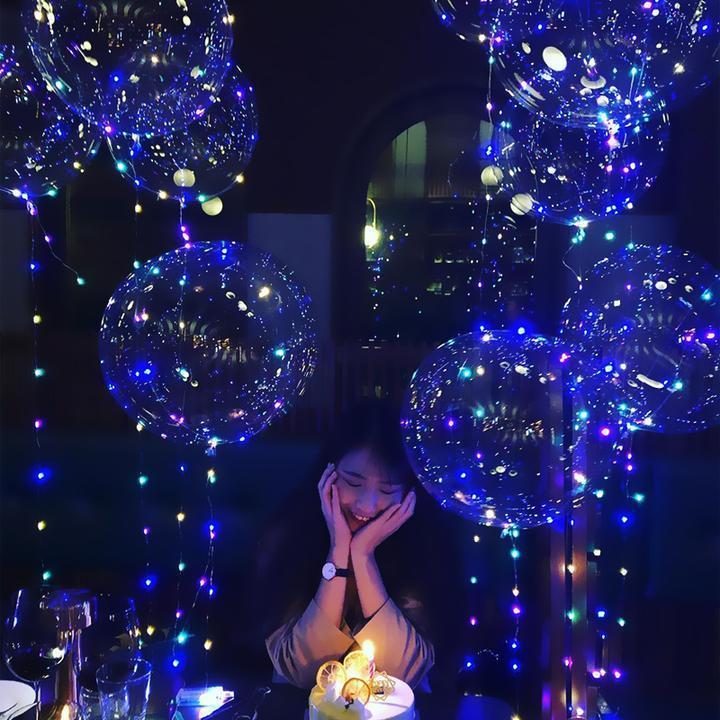 Radiant LED Balloons | Magical Celebration & Enchanting Illumination
