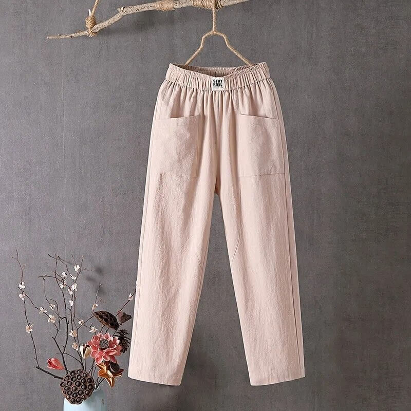 Relaxed Fit Linen Pants | Casual Comfort & Versatility