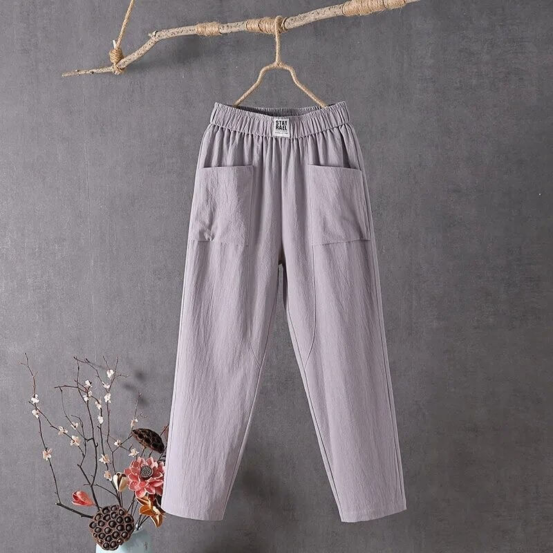 Relaxed Fit Linen Pants | Casual Comfort & Versatility