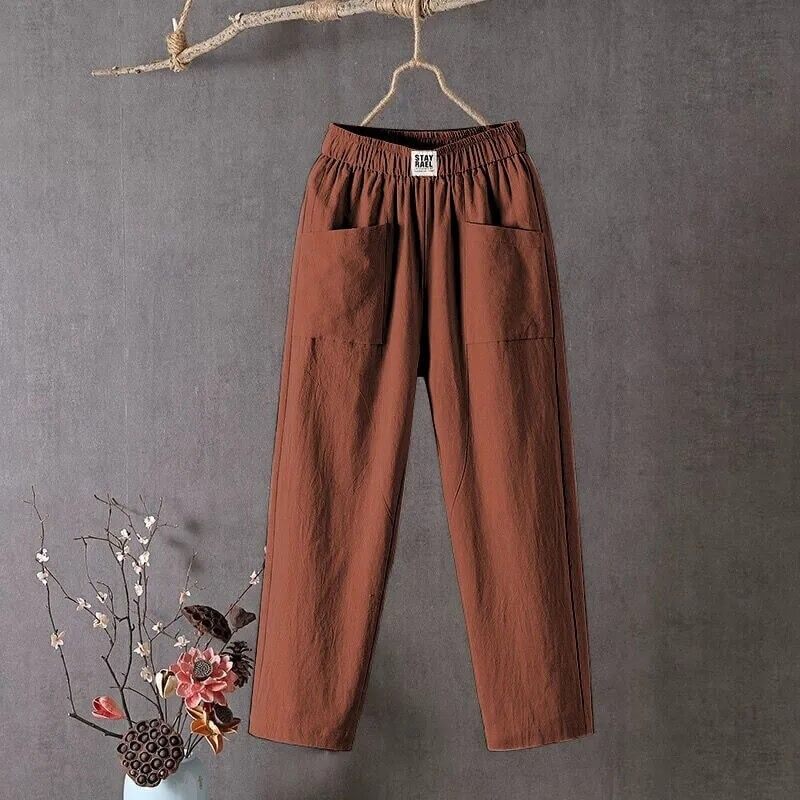 Relaxed Fit Linen Pants | Casual Comfort & Versatility