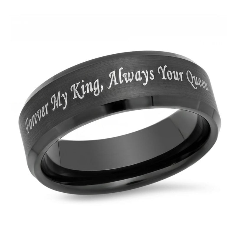Royalty Titanium Couple Rings | Timeless Love