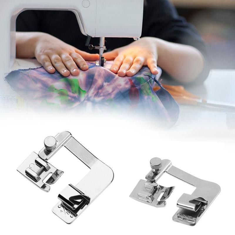 Sewing Machine Hemming Presser Foot | Adjustable Guide for Seamless Hemming Results