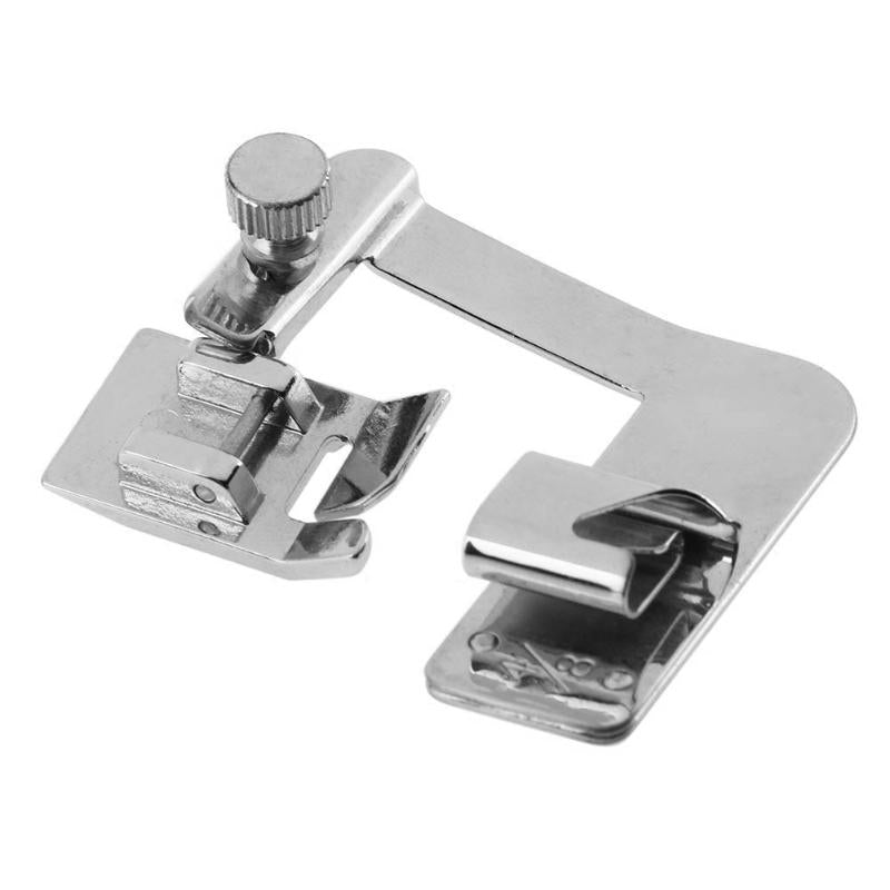 Sewing Machine Hemming Presser Foot | Adjustable Guide for Seamless Hemming Results