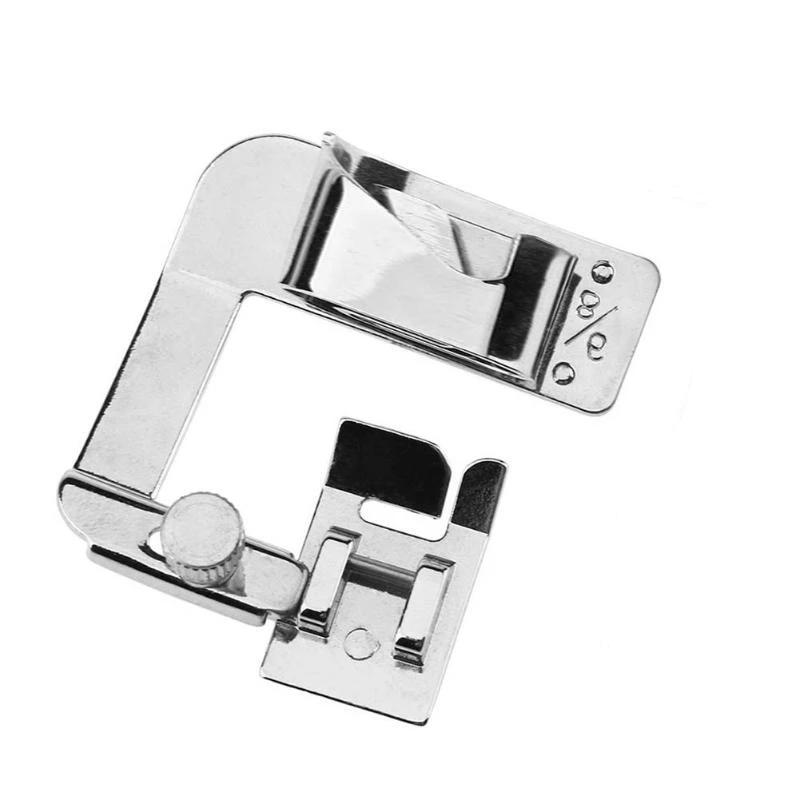 Sewing Machine Hemming Presser Foot | Adjustable Guide for Seamless Hemming Results
