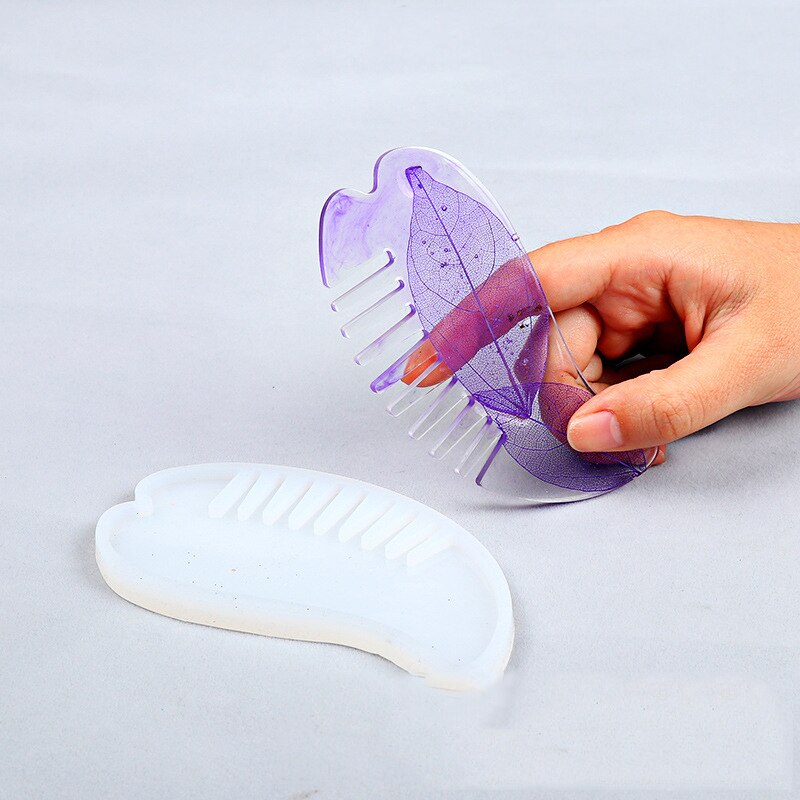 Silicone Resin Comb Mold | Customizable Craft Tool for DIY Artists