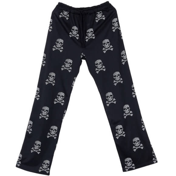 Skull Print Lounge Pants | Cozy Elastic Waist Edgy Loungewear