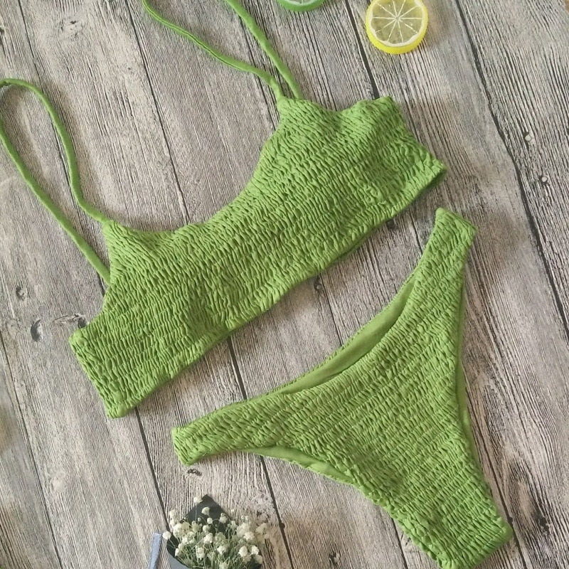 Soft Textured Bikini Set | Stretchy Comfort Bikini