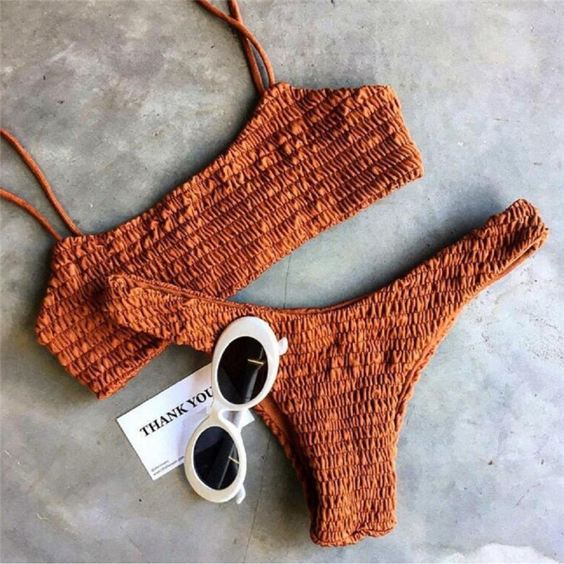 Soft Textured Bikini Set | Stretchy Comfort Bikini