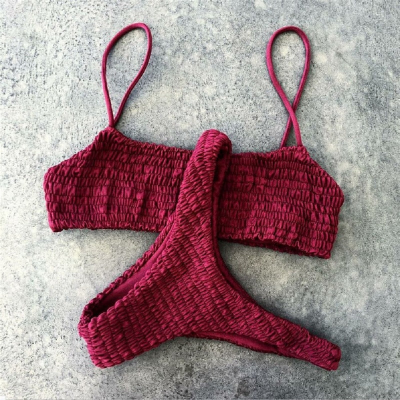 Soft Textured Bikini Set | Stretchy Comfort Bikini