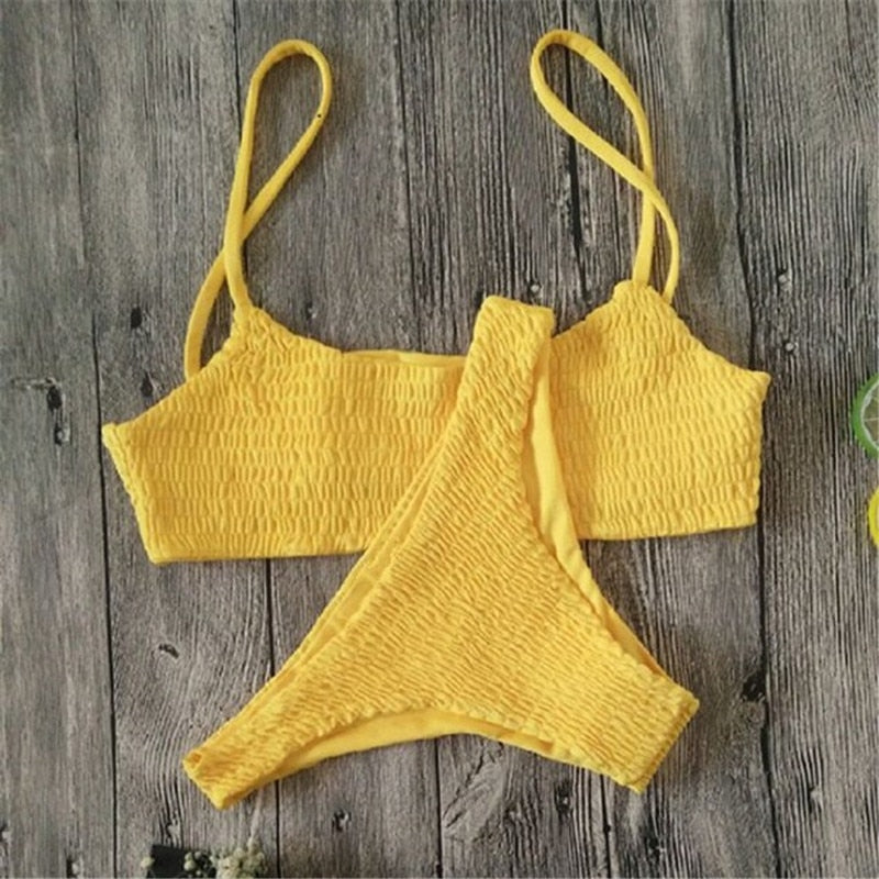 Soft Textured Bikini Set | Stretchy Comfort Bikini