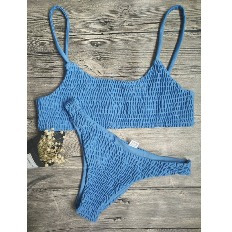 Soft Textured Bikini Set | Stretchy Comfort Bikini