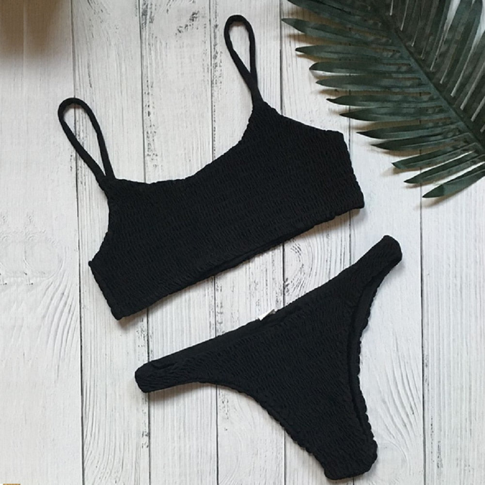 Soft Textured Bikini Set | Stretchy Comfort Bikini