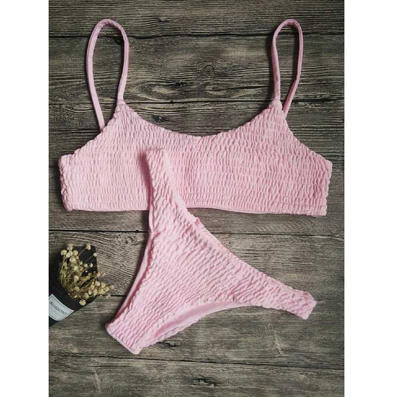 Soft Textured Bikini Set | Stretchy Comfort Bikini