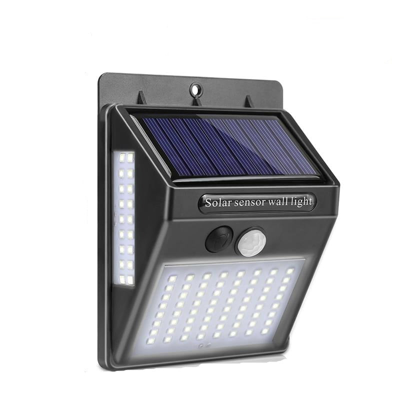 Solar Sensor Wall Light | 100 LED Modes | Eco-Friendly Outdoor Lighting