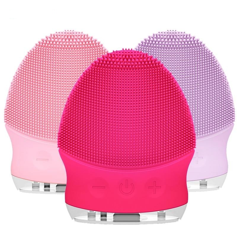 Sonic Facial Cleansing Brush | Vibrating Silicone Exfoliator