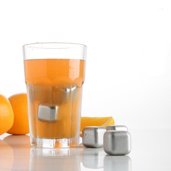 Stainless Steel Ice Cubes | Keeps Drinks Cold & Non-Diluting