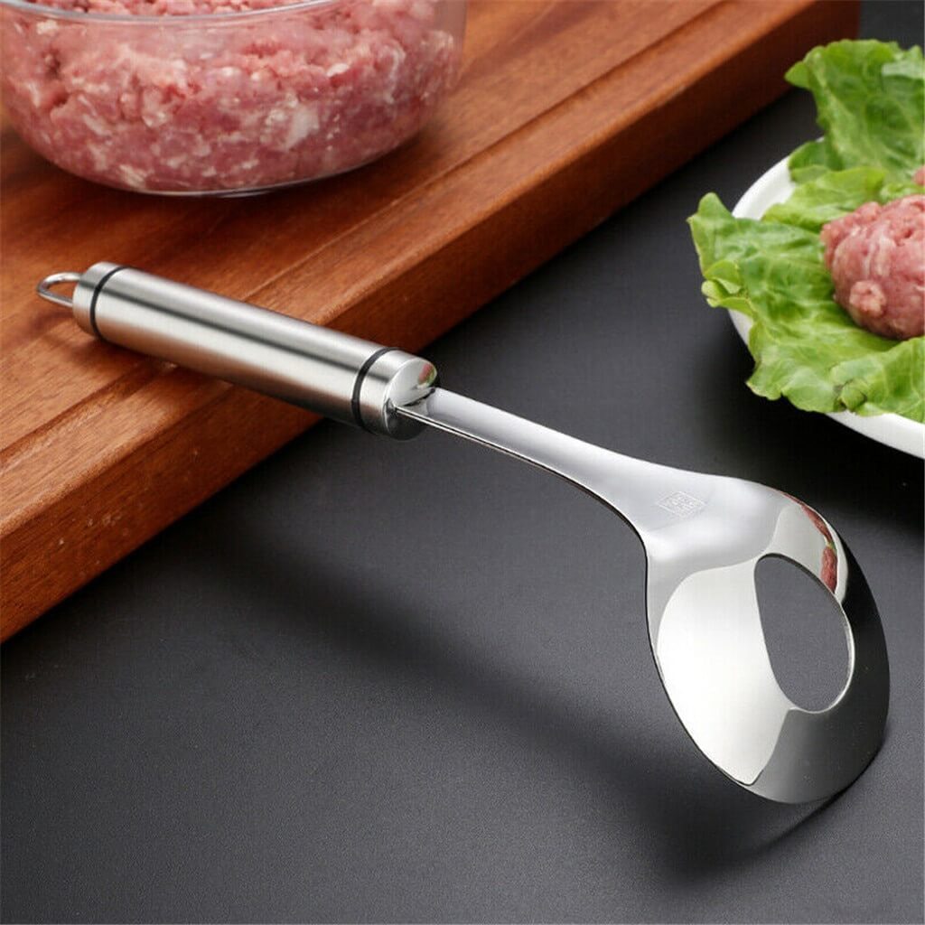 Stainless Steel Meatball Spoon | Ergonomic Handle Meatball Maker