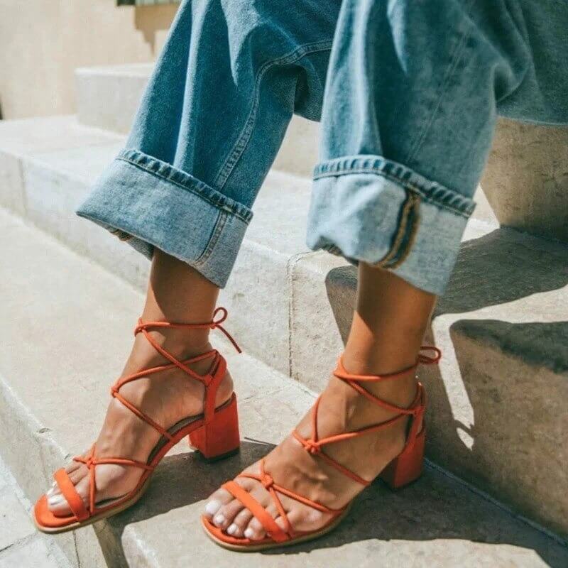 Strappy Block Heel Sandals | Chic | Versatile & Comfortable