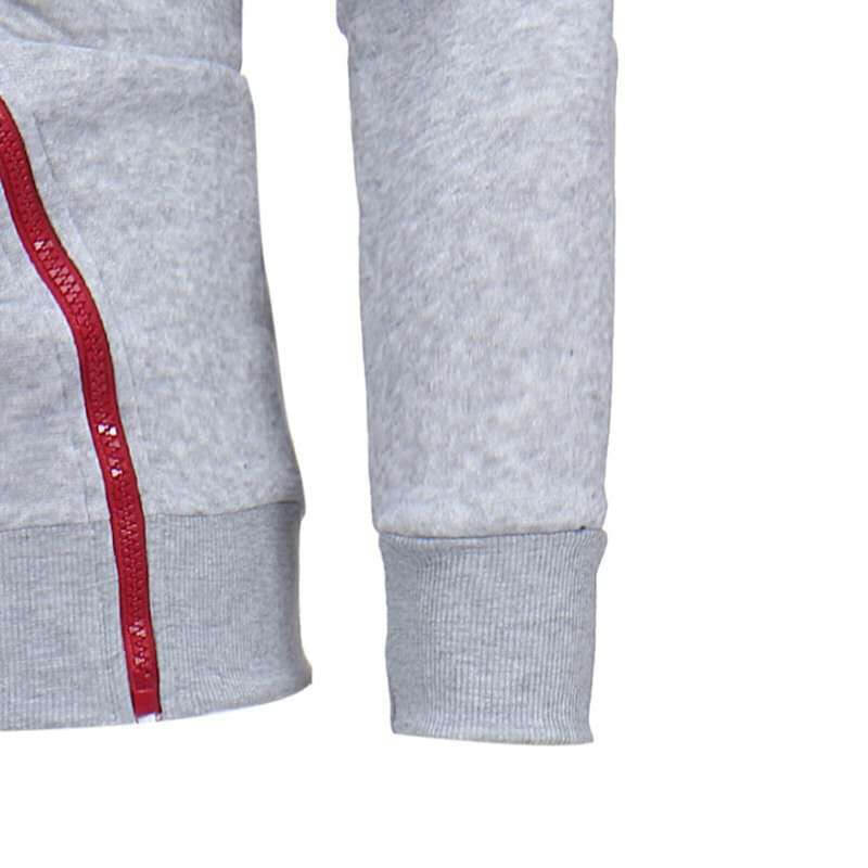 Street Style Hoodie & Joggers Set | Asymmetrical Zipper | Cotton Blend Comfort