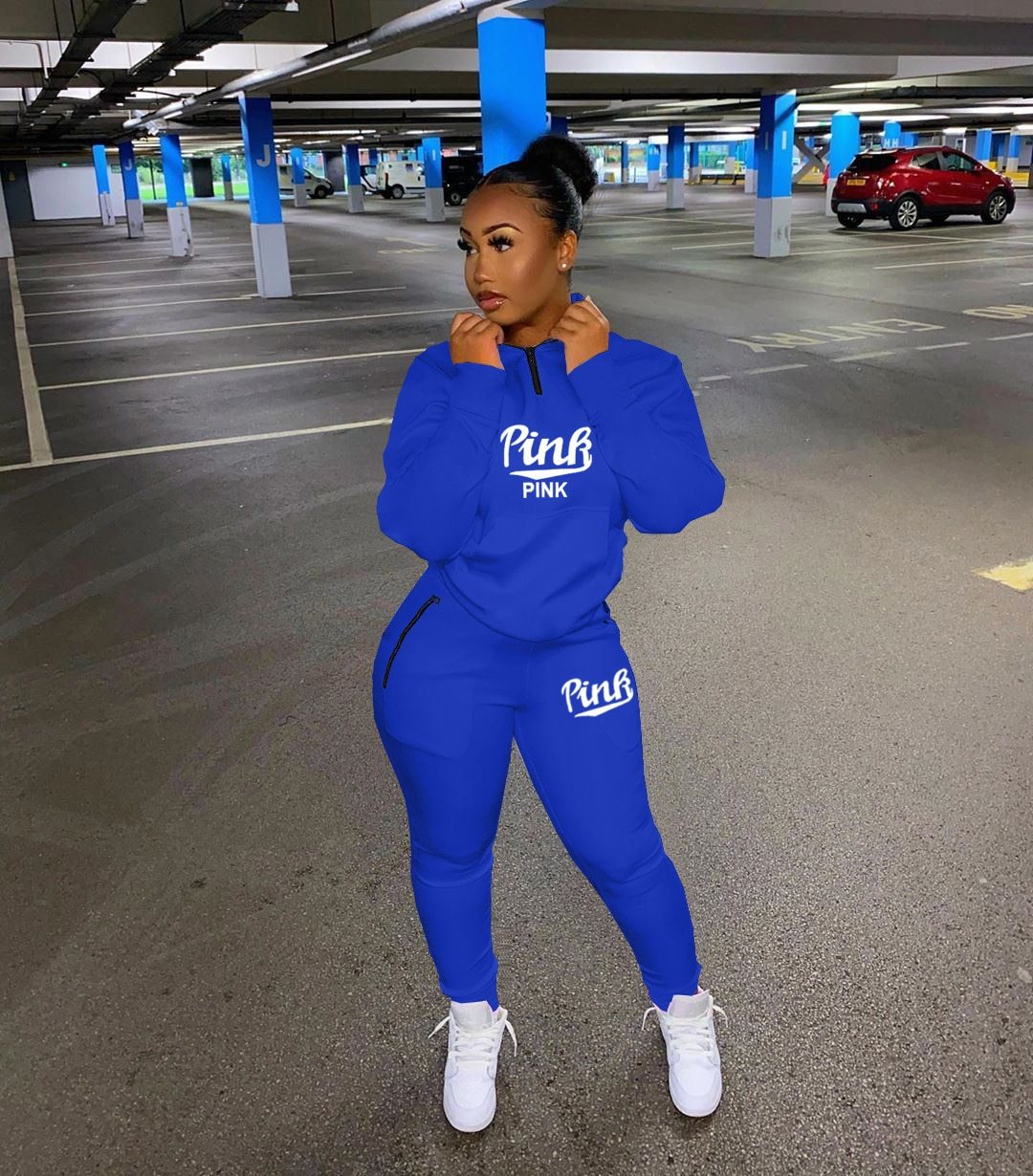 Stylish Two-Piece Tracksuit Set | Bold Vibrant Colors