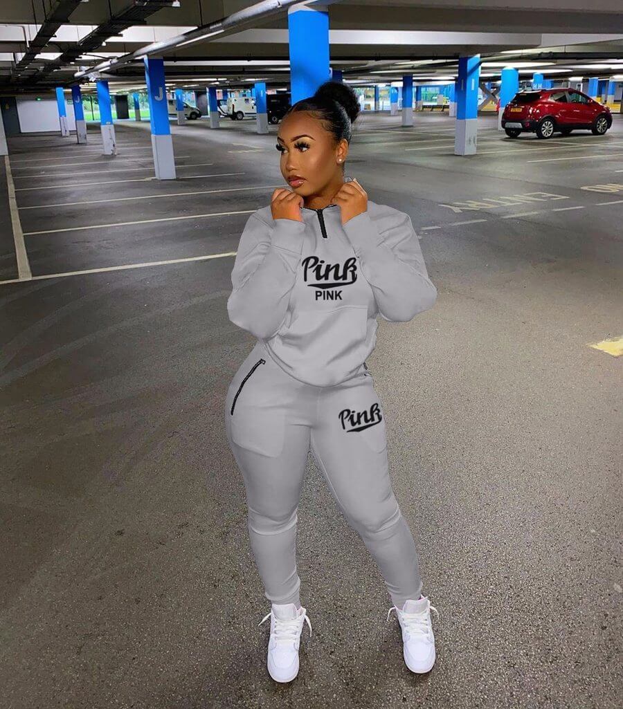 Stylish Two-Piece Tracksuit Set | Bold Vibrant Colors