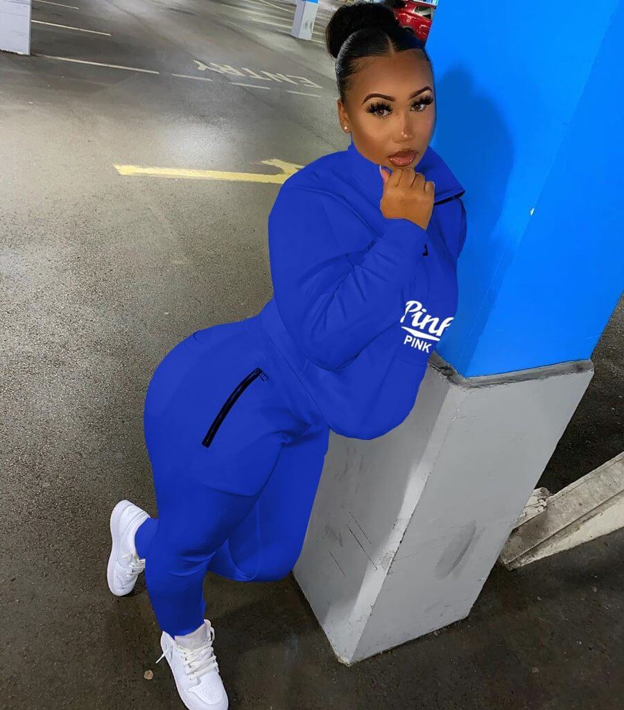 Stylish Two-Piece Tracksuit Set | Bold Vibrant Colors