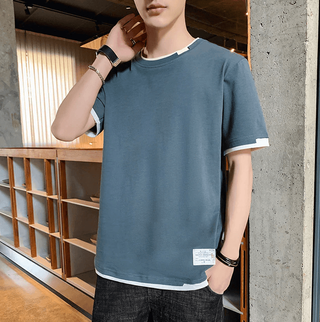 Stylish Two-Tone T-Shirt | Casual Comfort T-Shirt