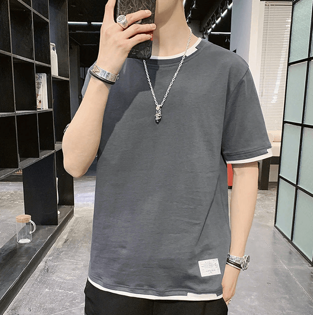 Stylish Two-Tone T-Shirt | Casual Comfort T-Shirt