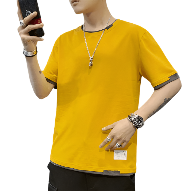 Stylish Two-Tone T-Shirt | Casual Comfort T-Shirt