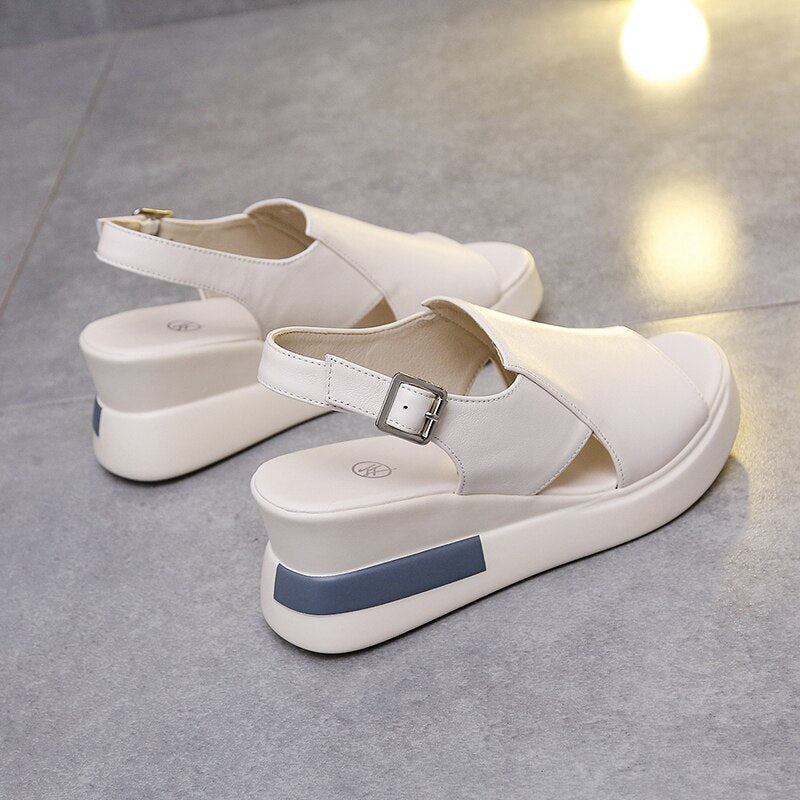 Stylish Wedge Sandals | Adjustable Comfort | Versatile & Elegant Design