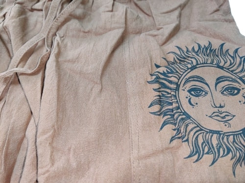 Sun and Nature Linen Pants | Relaxed Fit Linen Trousers for Artistic Style