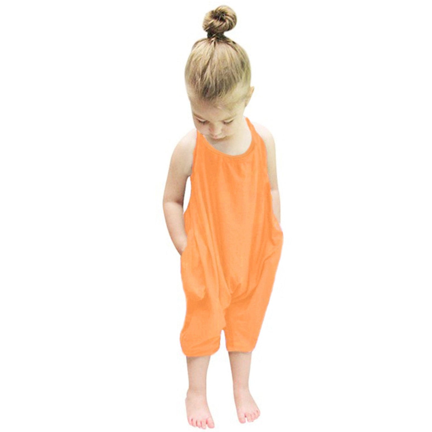 Toddler Cotton Jumpsuit with Pockets | Soft & Comfortable Style
