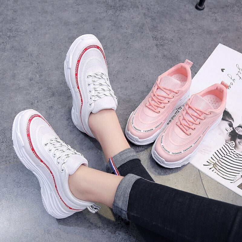 Trendy Comfort Sneakers | Lightweight Mesh Design