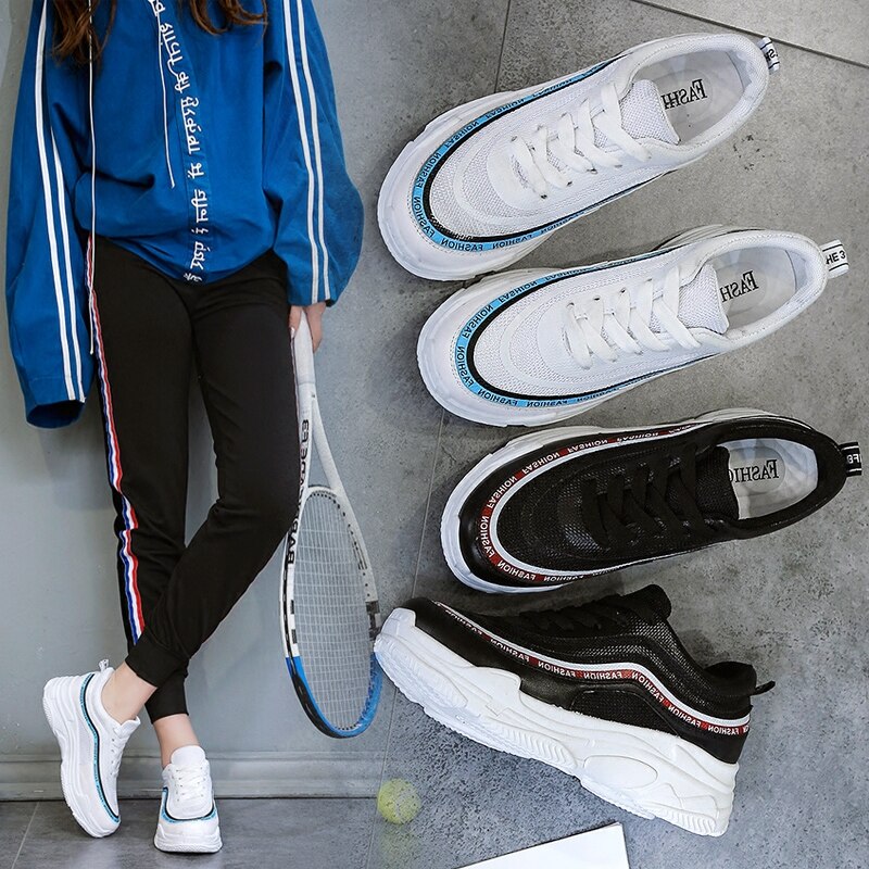 Trendy Comfort Sneakers | Lightweight Mesh Design