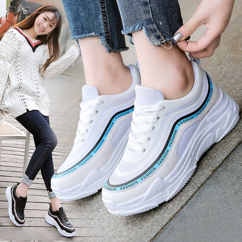 Trendy Comfort Sneakers | Lightweight Mesh Design
