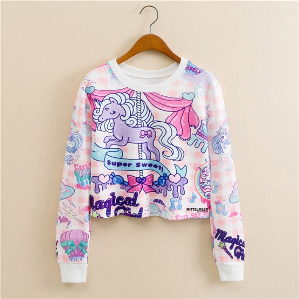 Trendy Graphic Crop Tops | Vibrant and Chic Designs