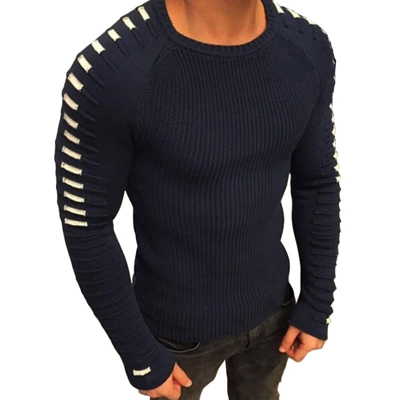 Trendy Knit Sweater | Stylish Arm Detailing