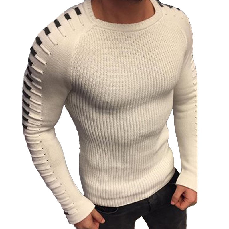 Trendy Knit Sweater | Stylish Arm Detailing