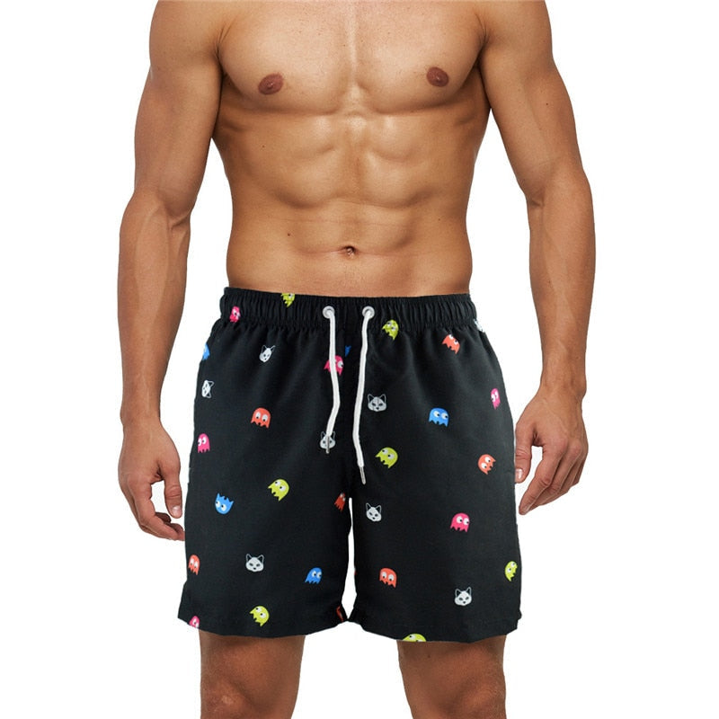 Trendy Men's Swim Shorts | Quick-Dry Swimwear with Fun Patterns