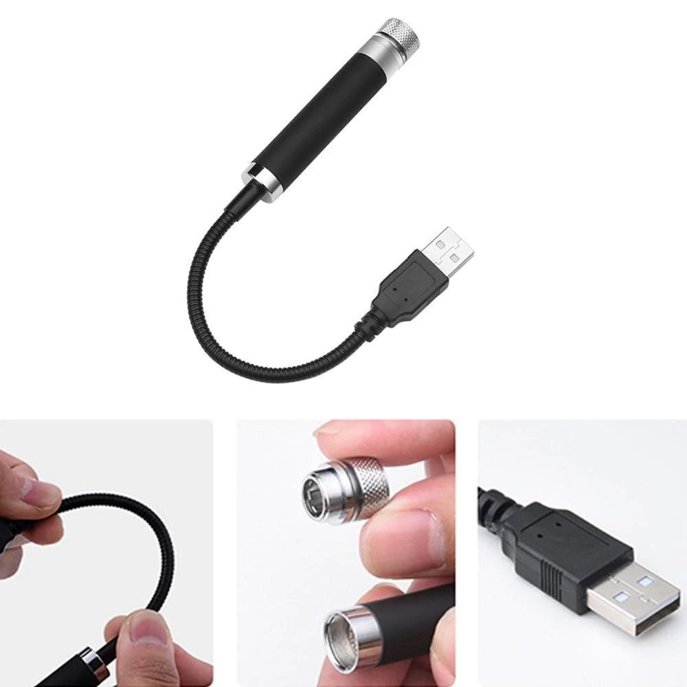 USB Starry Sky Car Roof Light | Ambient Car Lighting Accessories