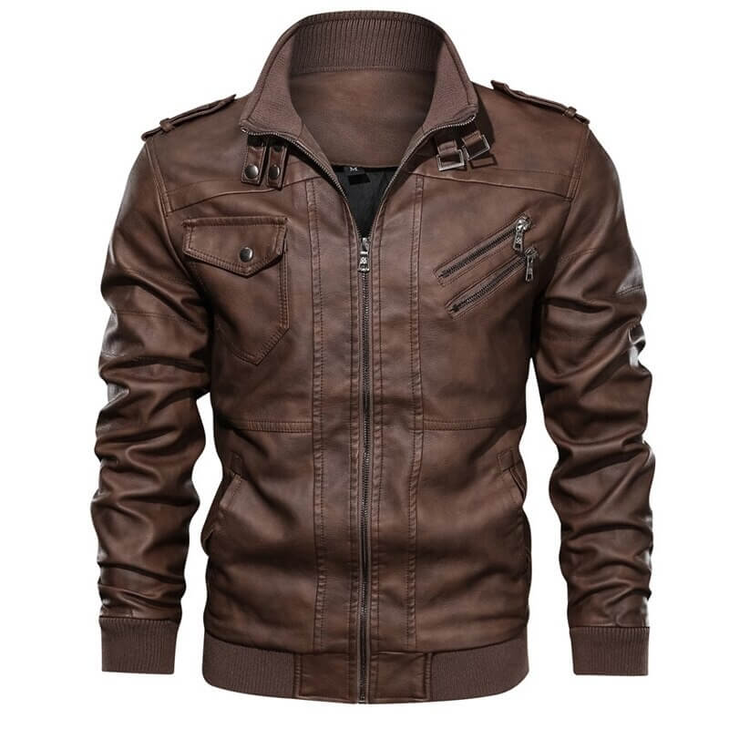 Urban Explorer Leather Jacket | Removable Hood