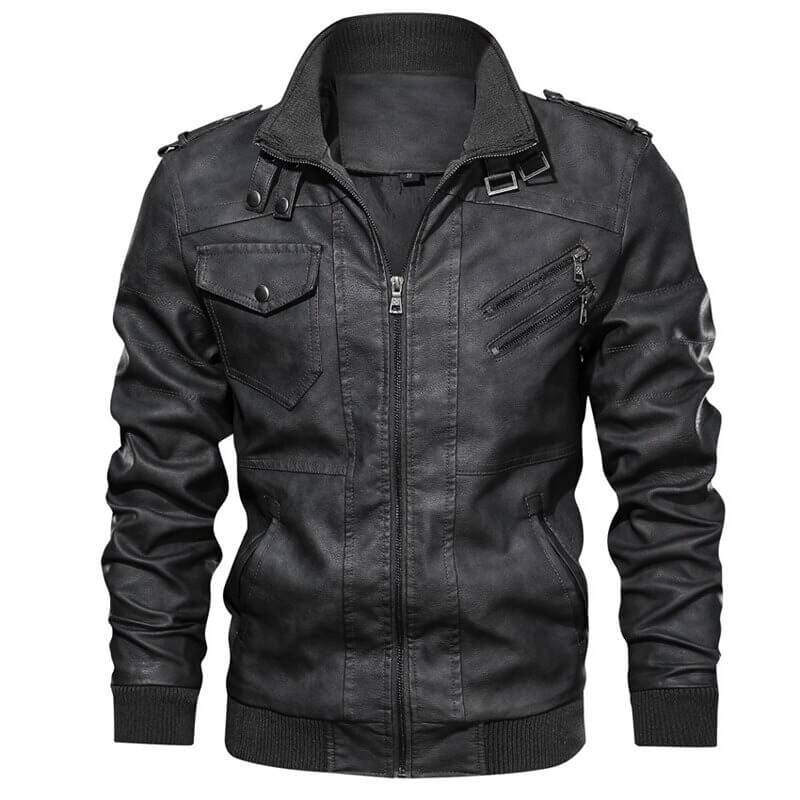 Urban Explorer Leather Jacket | Removable Hood