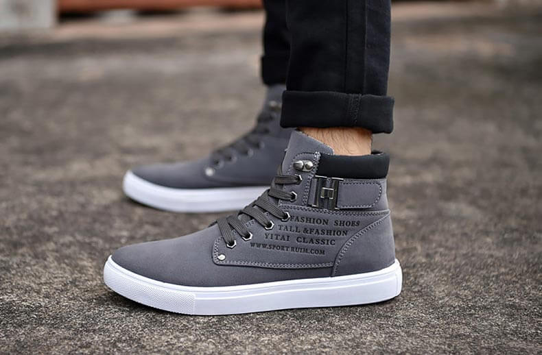 Urban Flex High-Top Sneakers | Trendy Urban Footwear