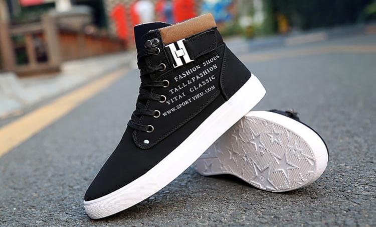Urban Flex High-Top Sneakers | Trendy Urban Footwear
